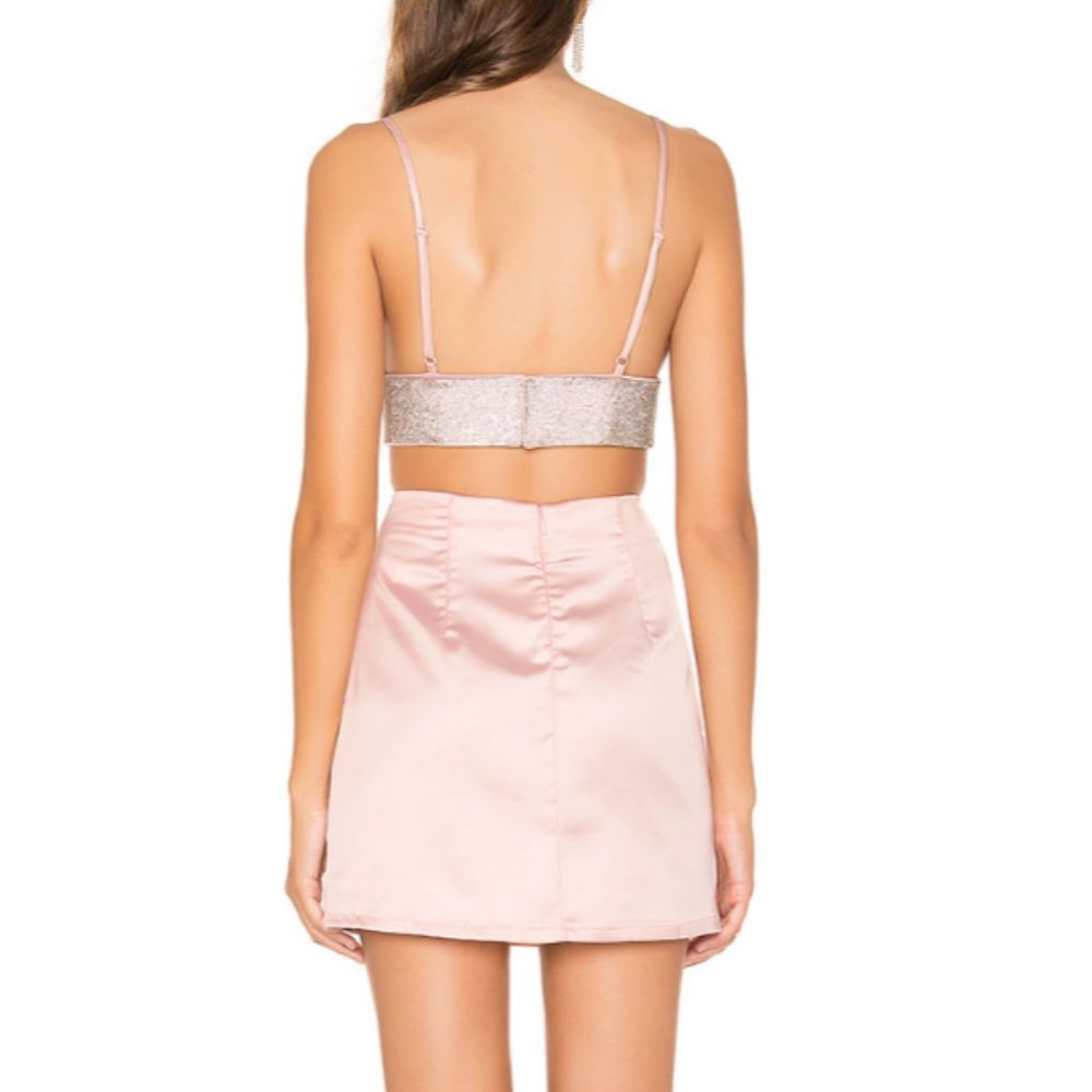 superdown Laine Diamond Bottom Edge Skirt Set Pink - Picture 2 of 12